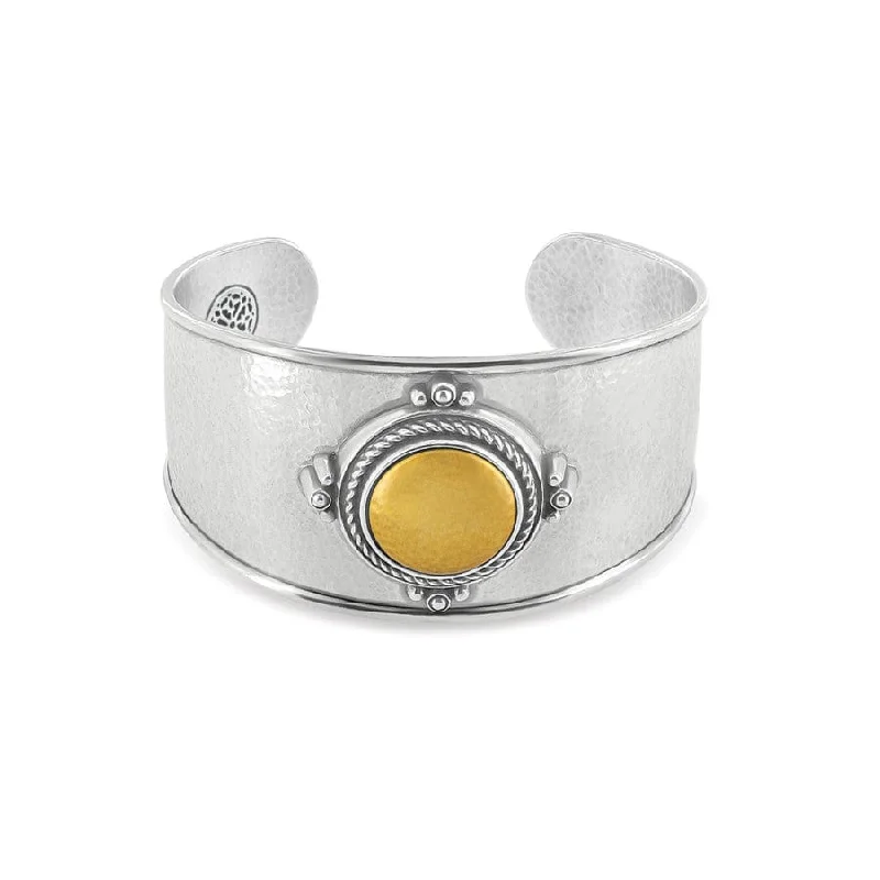 Sleek design bangles-Monete Wide Cuff Bracelet