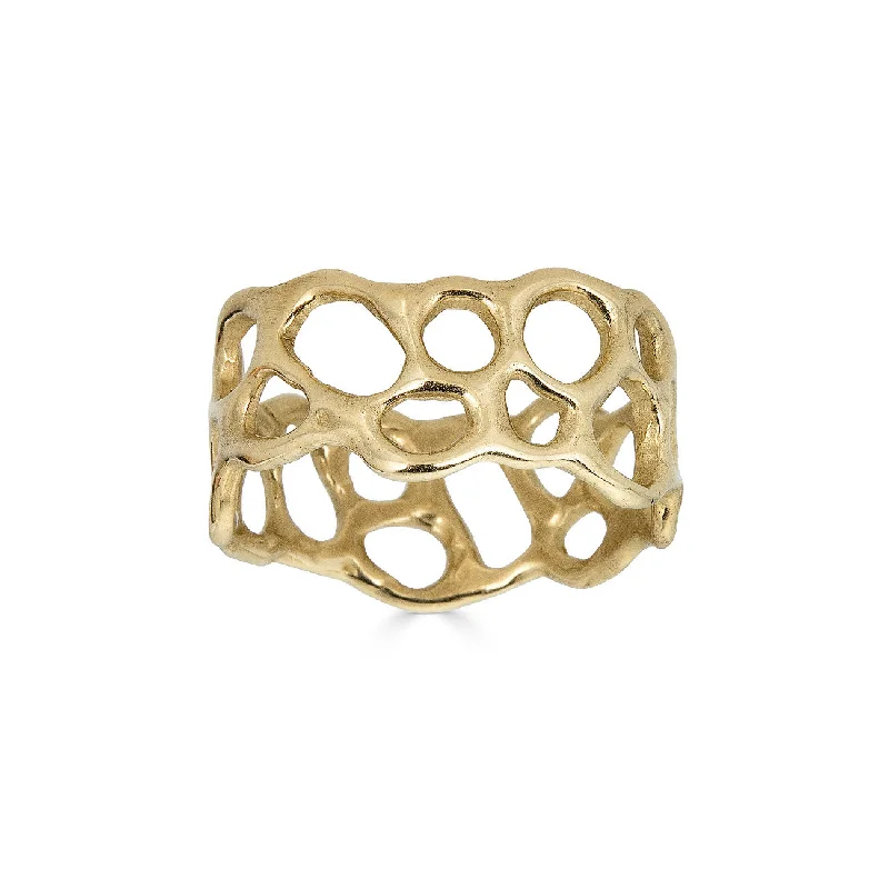 Morel Ring, 14k