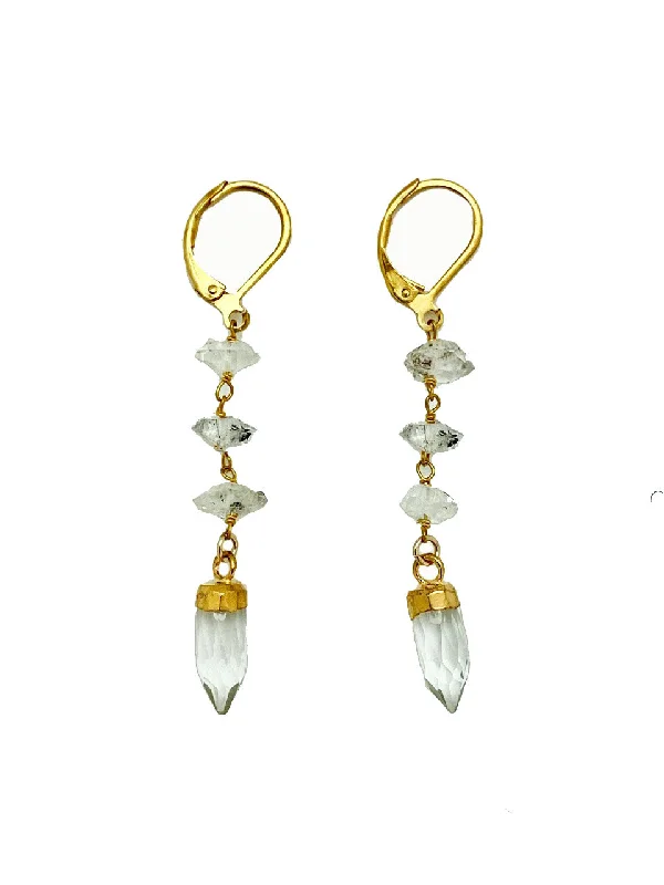 Thick tier earrings-Desire Earrings