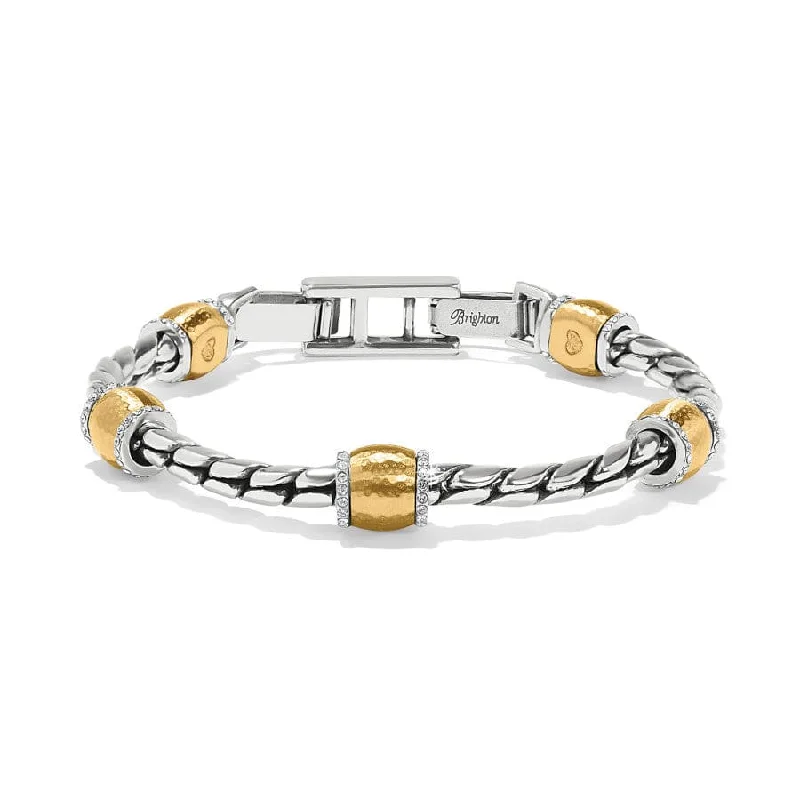 Braided silk bangles-Meridian Geo Bracelet