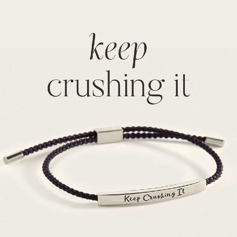 Chunky stone bangles-Keep Crushing It Inspire Bracelet