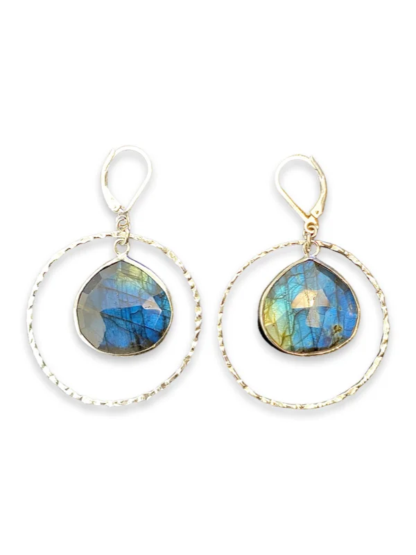 Astro charm earrings-Nebius Lab Earrings