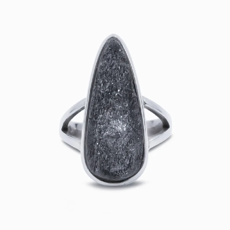 Specular Hematite Ring