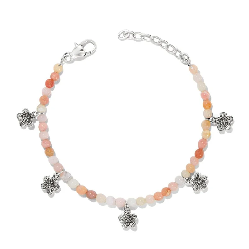 Topaz stone bangles-Sakura Beaded Bracelet