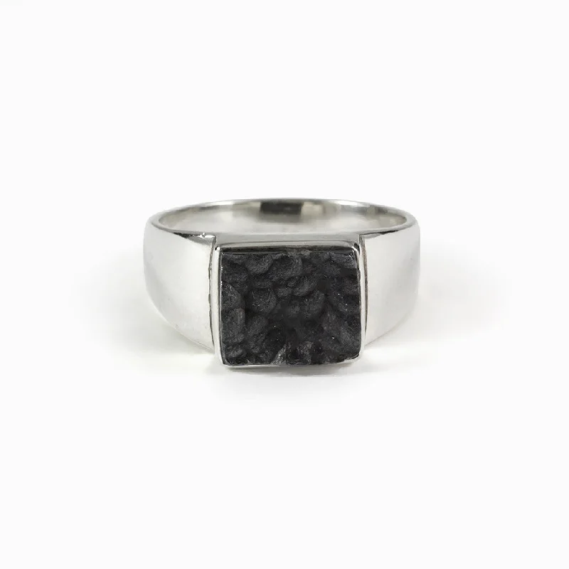 Botryoidal Hematite Ring