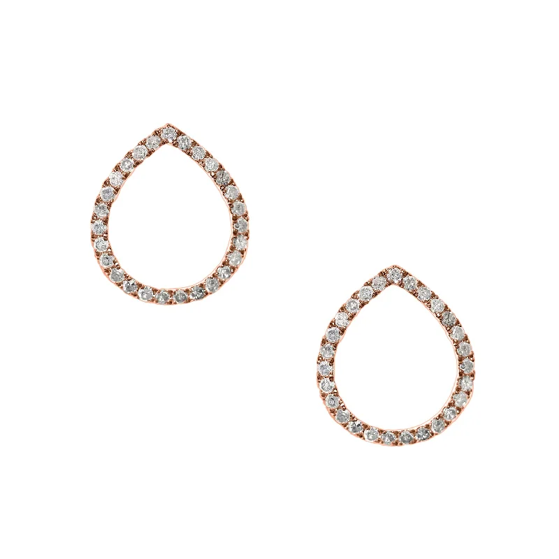 Swirl shape earrings-Chloe Studs