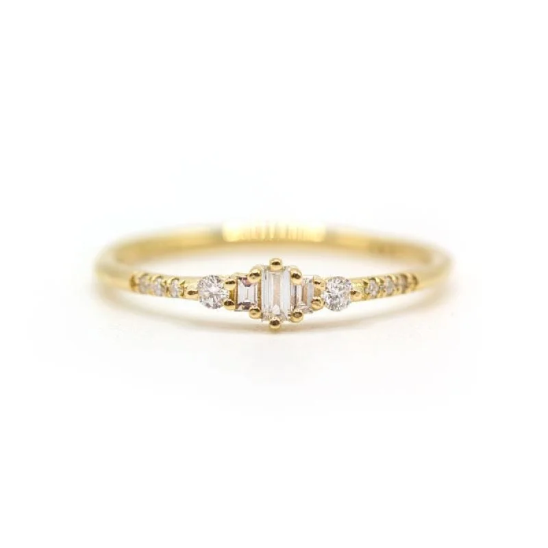 Diamond Baguette Hazel Ring