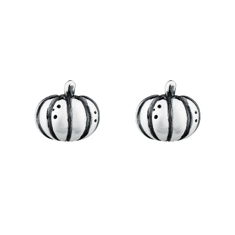 Surf theme earrings-PUMPKIN PATCH - Sterling Silver Studs