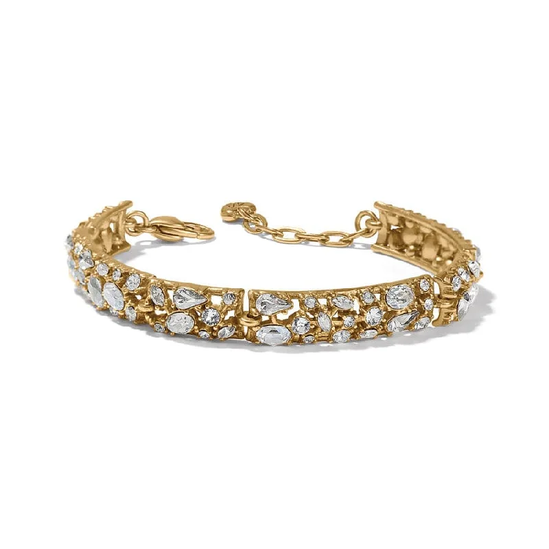 Full moon bangles-One Love Golden Link Bracelet