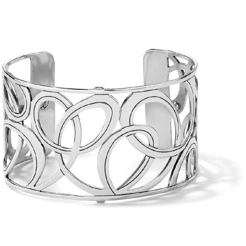 Smooth form bangles-Christo Vienna Wide Cuff Bracelet