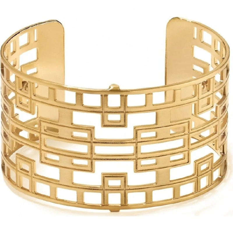 Woven cord bangles-Christo Lyon Wide Cuff Bracelet