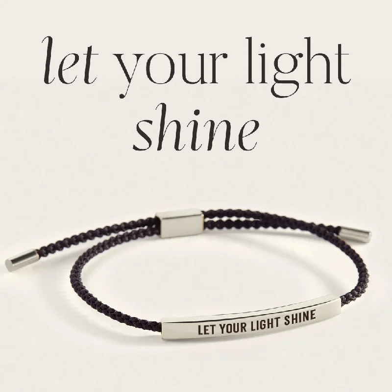 Secure clasp bangles-Let Your Light Shine Inspire Bracelet