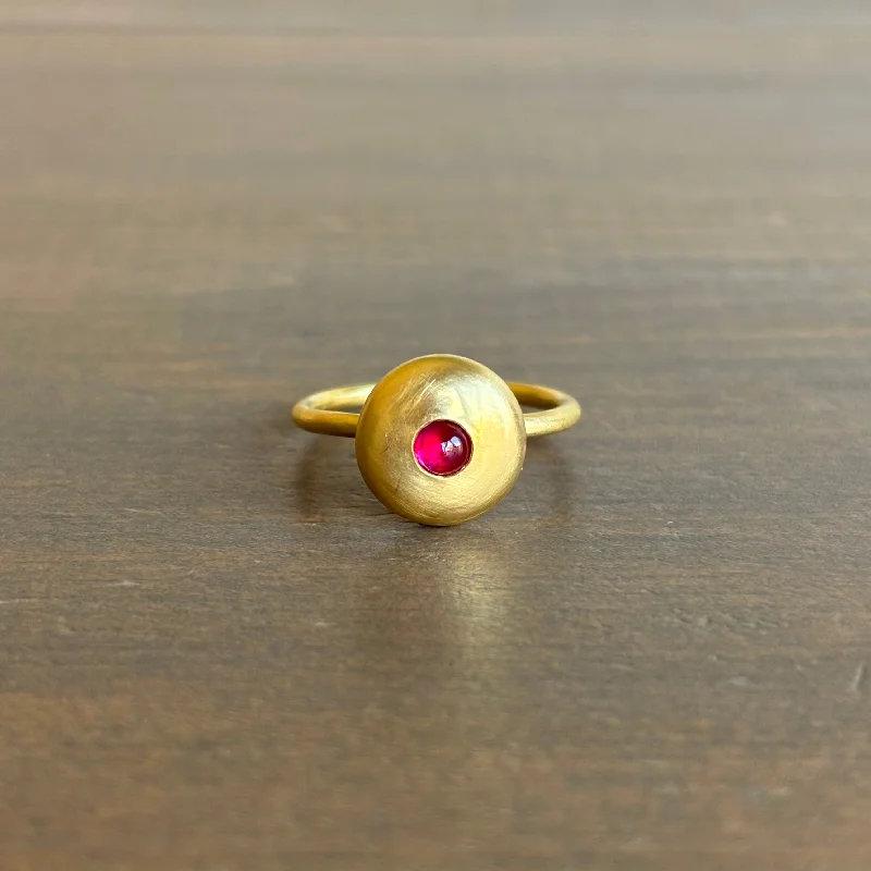 Ruby Pod Ring