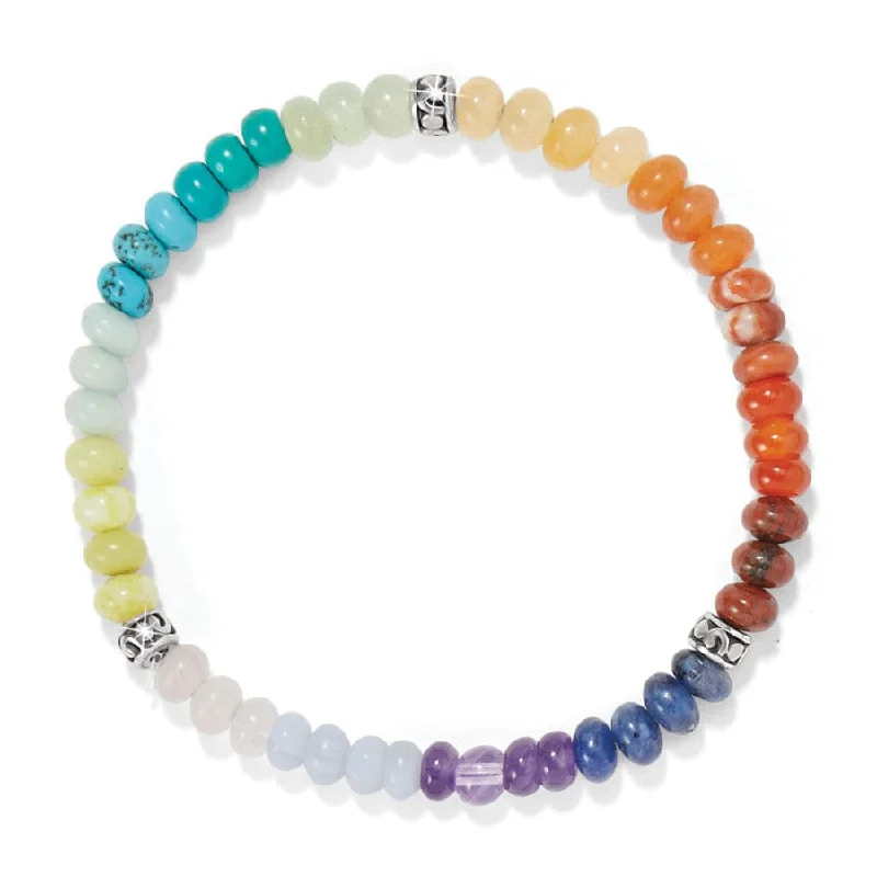 Coiled cord bangles-Contempo Ombre Stretch Bracelet