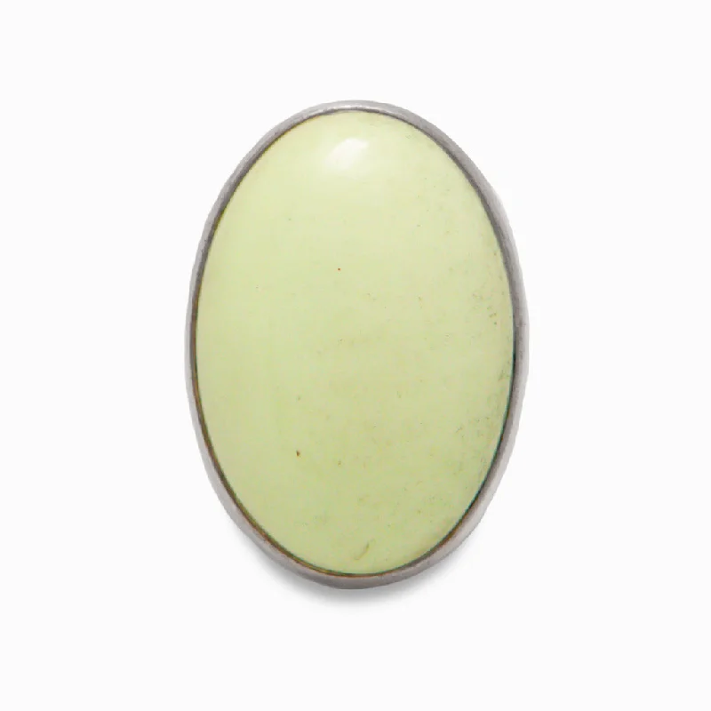 Lemon Chrysoprase Ring