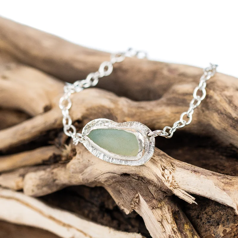 Mystic eye bangles-Sea Glass Textured Bracelet