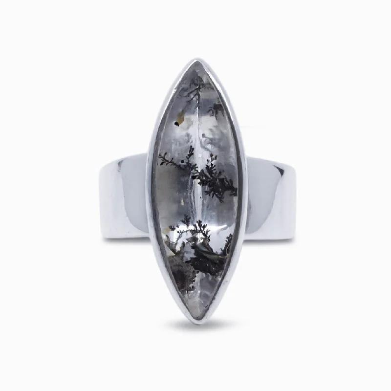 Dendritic Quartz Ring