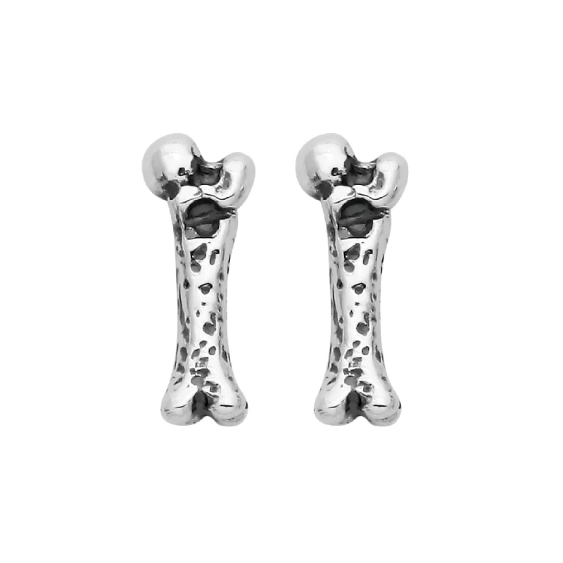 Topaz earrings-BONES - Sterling Silver Studs