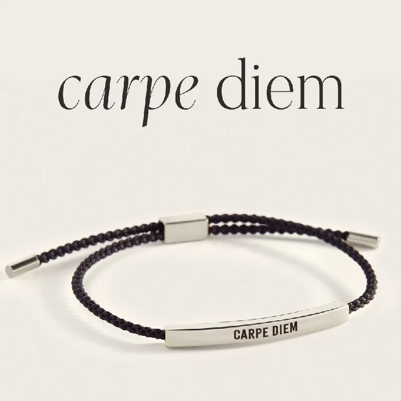 Oval shape bangles-Carpe Diem Inspire Bracelet