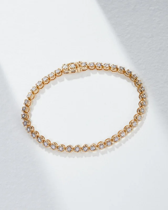 Petal carved bangles-The One and Only Tennis Bracelet