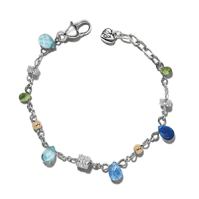 Hand-polished bangles-Meridian Aurora Sky Bracelet