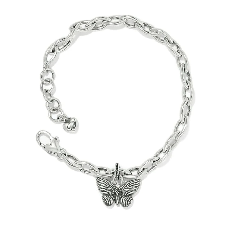 Textured letter bangles-Bloom Butterfly Petite Bracelet