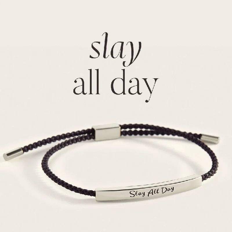 Oak grain bangles-Slay All Day Inspire Bracelet