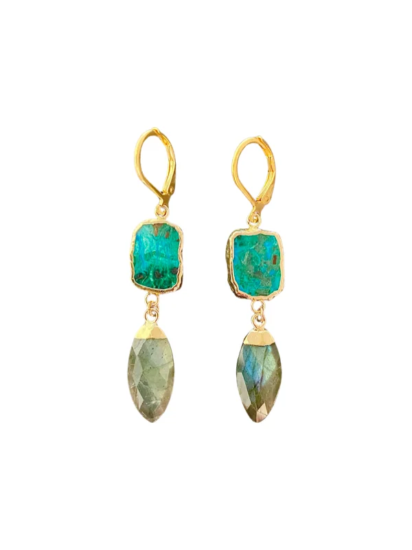 Rough texture earrings-Mauna Kea Earrings