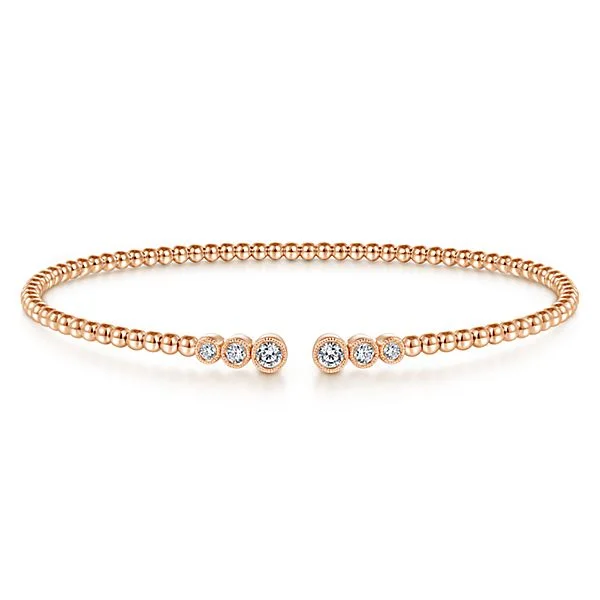 Surf bead bangles-Gabriel & Co. Rose Bujukan Diamond Bracelet