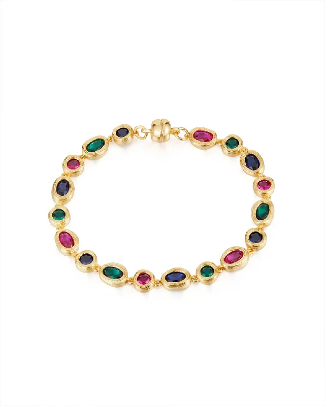 High gloss bangles-The Royale Stone Tennis Bracelet