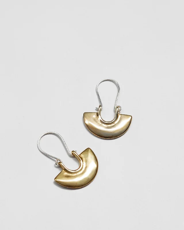 Flat knot earrings-Medius Earrings