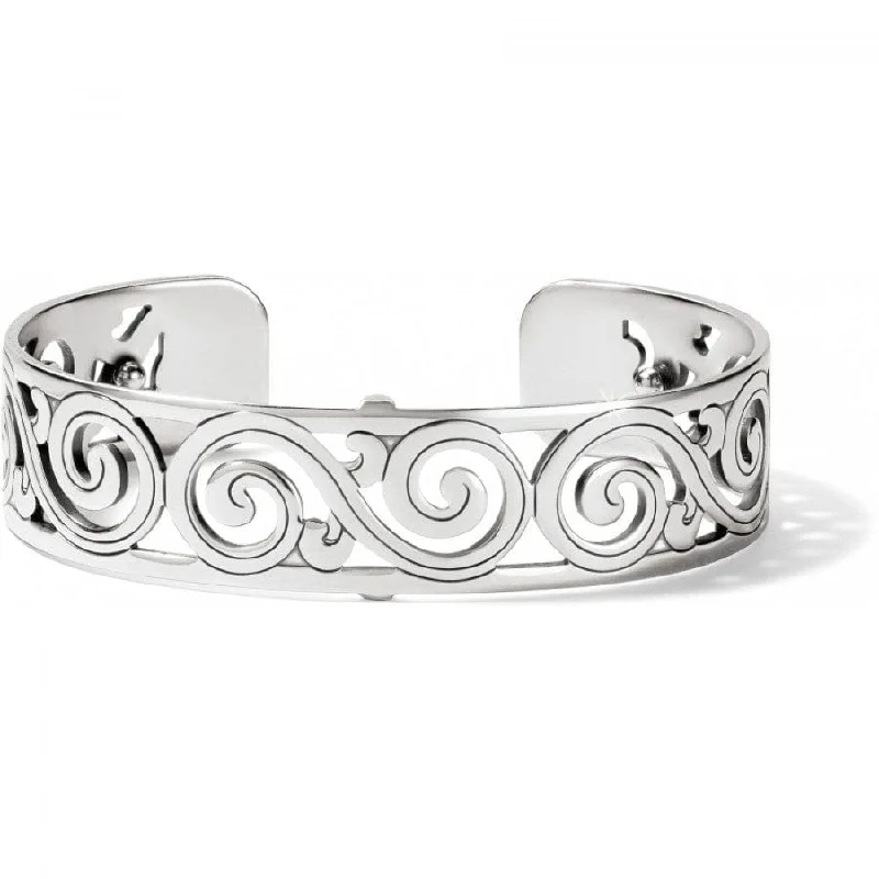 Lustrous silver bangles-Christo Barcelona Slim Cuff  Bracelet