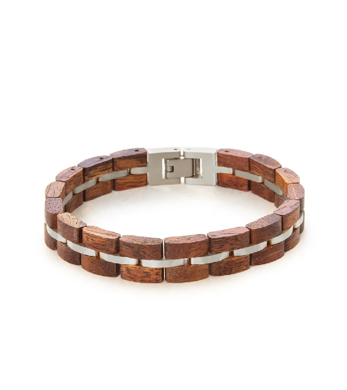 Whimsical bangles-Koa Bracelet – Narrow, Rhodium Plated