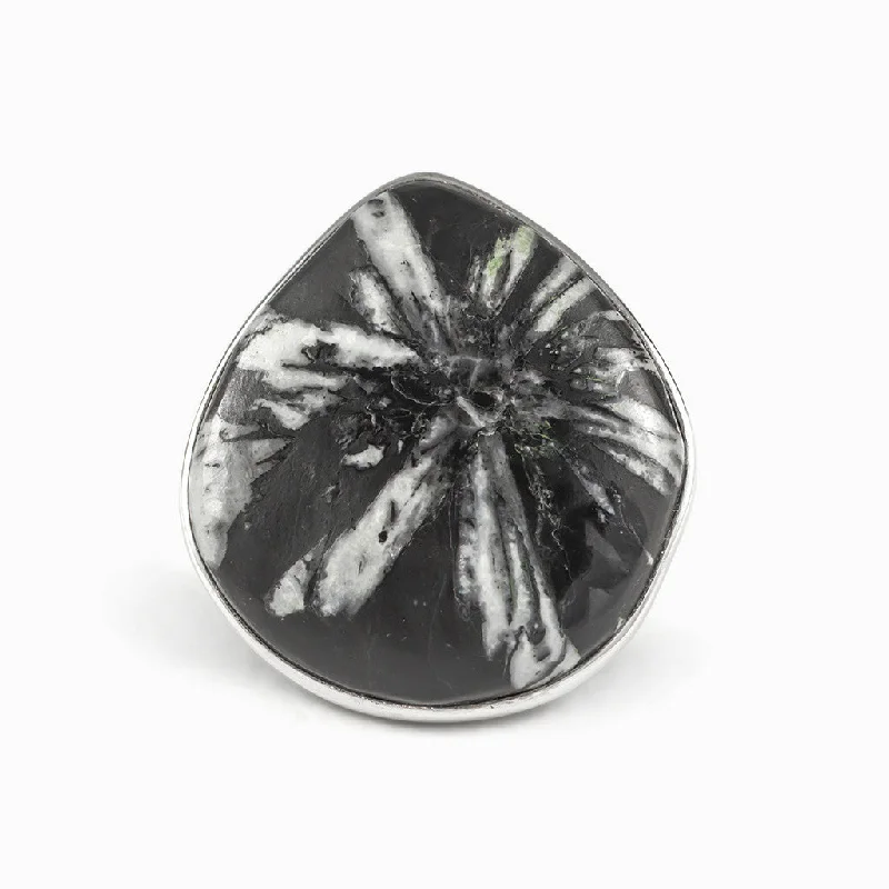 Chrysanthemum Stone Ring