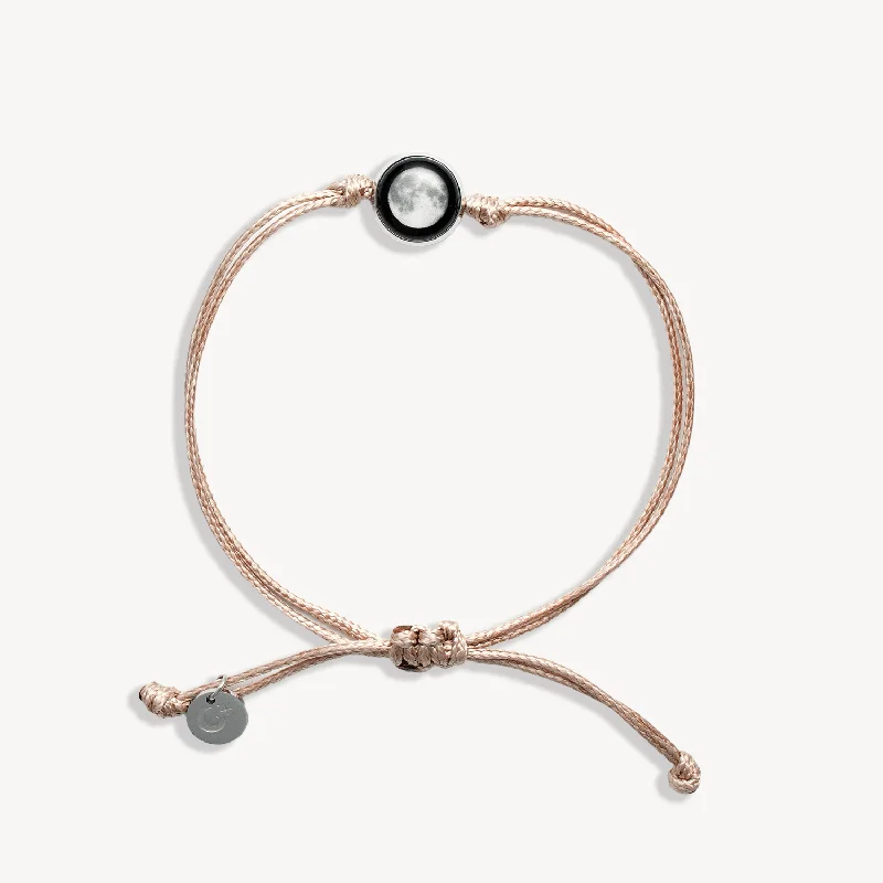 Cord edge bangles-Celestial Clay Terra Luna Bracelet