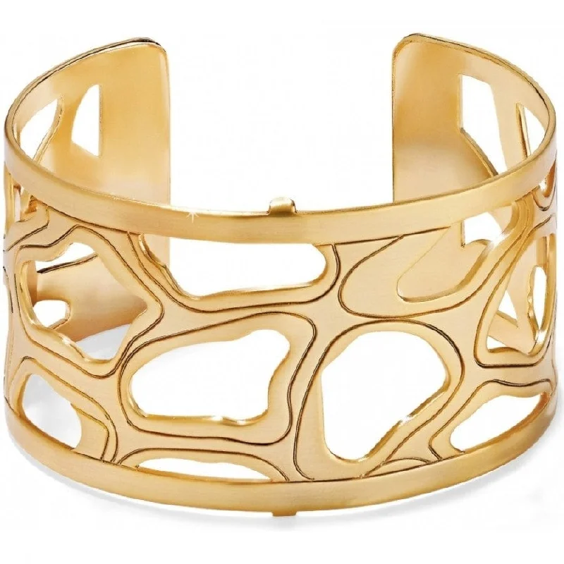 Sleek design bangles-Christo Nairobi Wide Cuff Bracelet