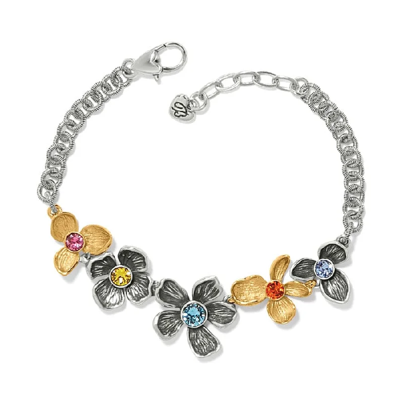 Java tile bangles-Everbloom Jardin Garland Bracelet