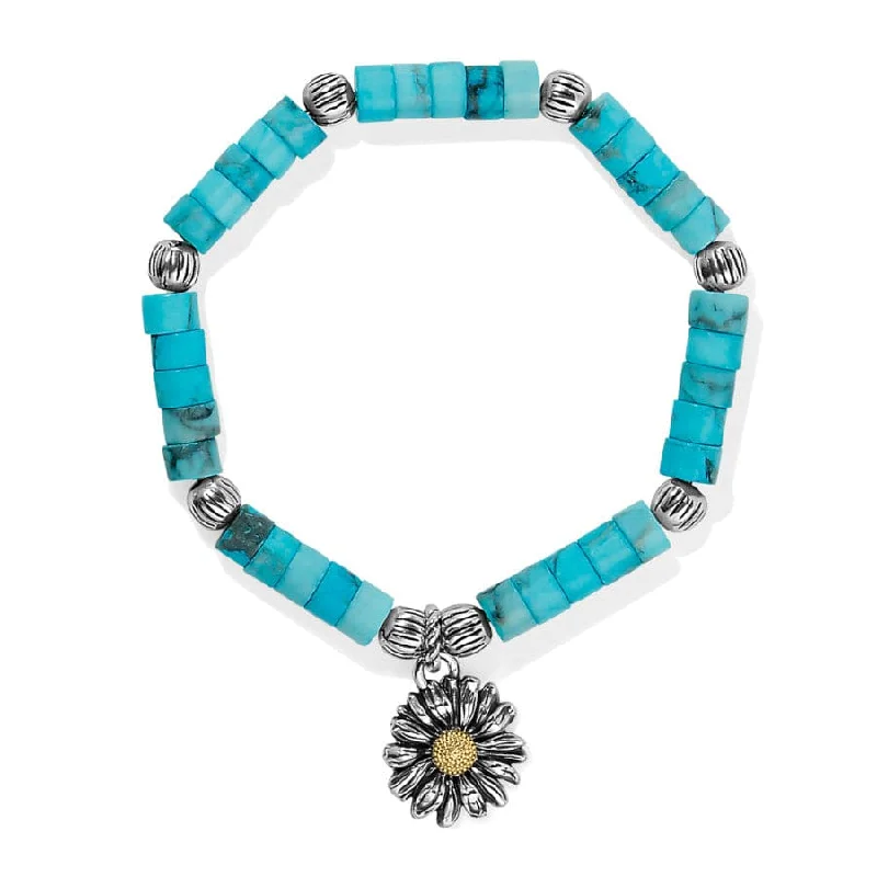 Tri-tone bangles-Daisy Dee Turquoise Bracelet