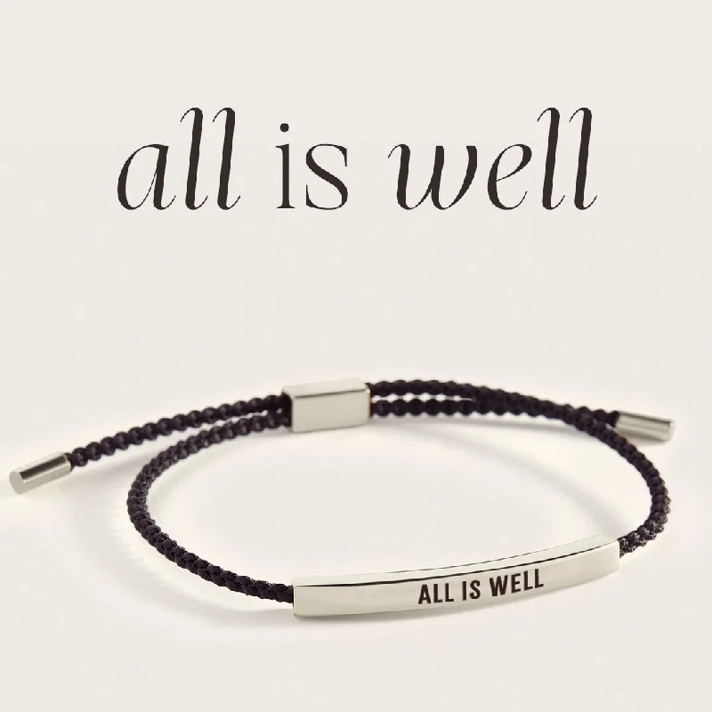 Pinch clasp bangles-All is Well Inspire Bracelet