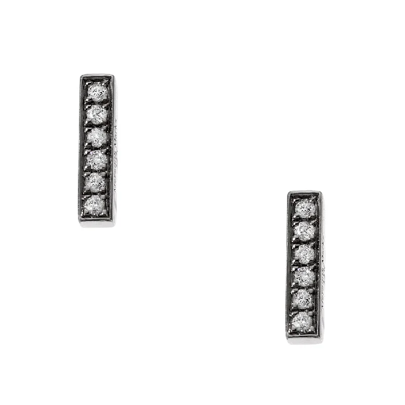 Tiny dot earrings-Heidi Studs Silver