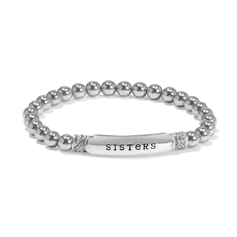 Tri-tone bangles-Meridian Sisters Petite Stretch Bracelet