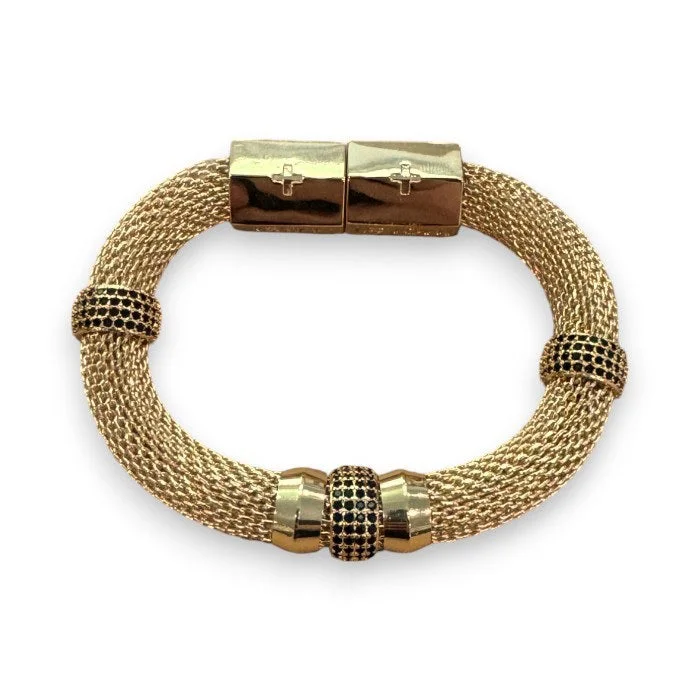 Flat knot bangles-HOLST + LEE - LUXE MESH BRACELET