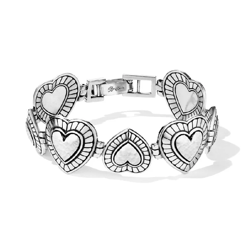 Petal carved bangles-Big Sky Heart Bracelet