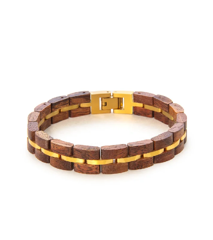 Lily motif bangles-Koa Bracelet – Narrow, Gold Plated