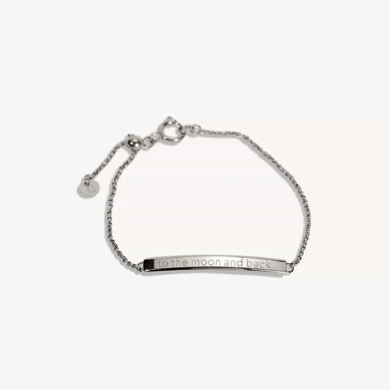 Tide shape bangles-The “To the Moon and Back” Bar Bracelet