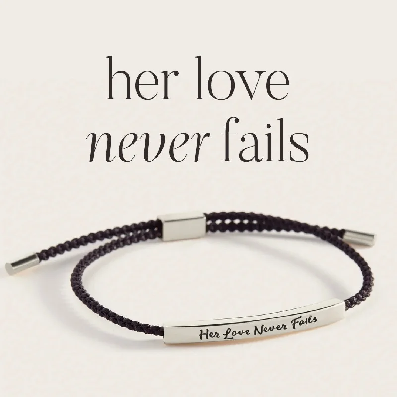 Baroque pearl bangles-Her Love Never Fails Inspire Bracelet