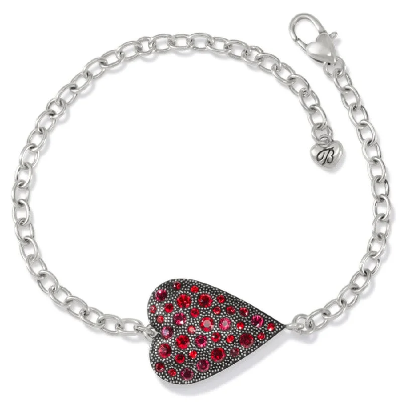 Open frame bangles-Glisten Heart Bracelet