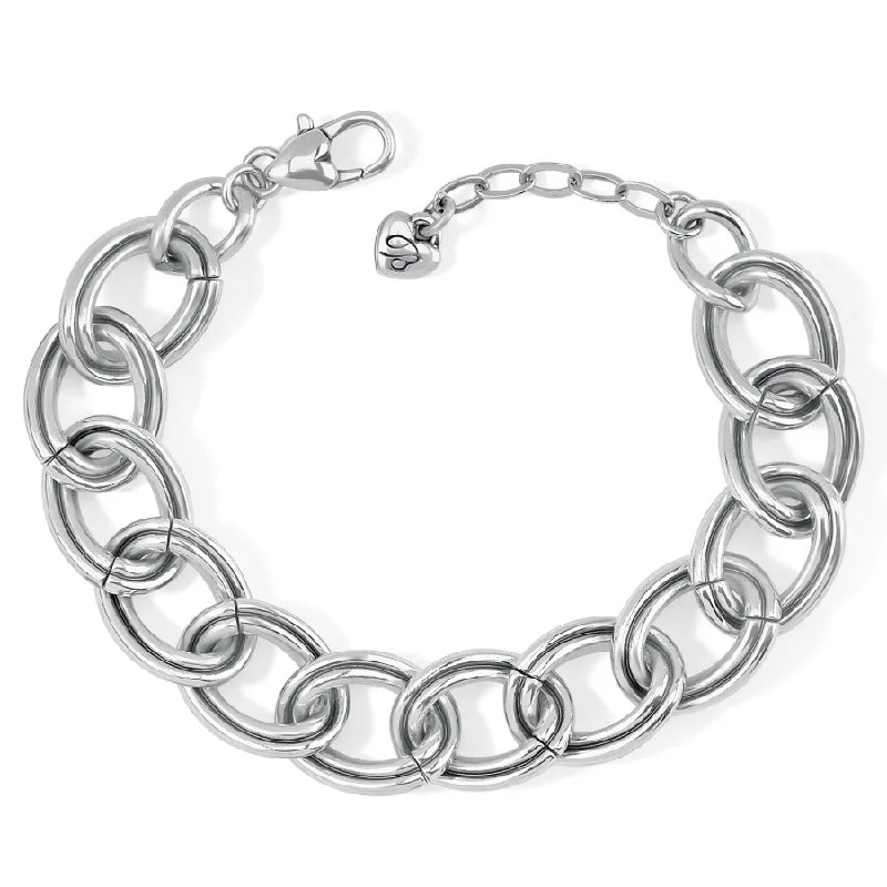 Heavy cuff bangles-Interlok Chain Bracelet