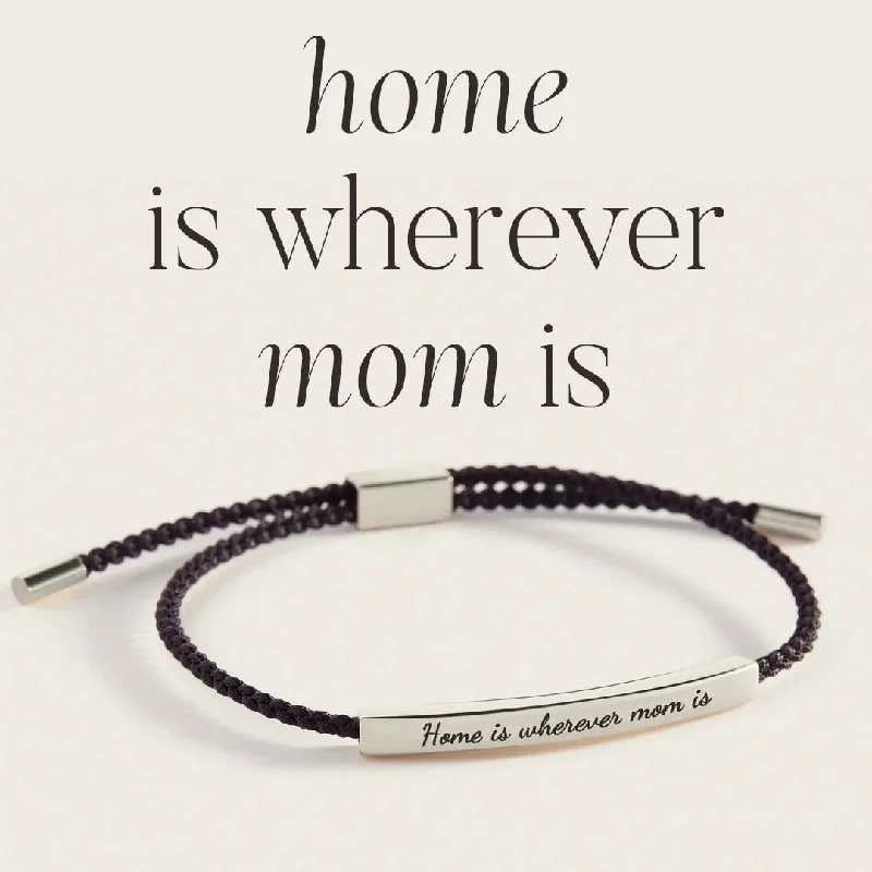 Vivid druzy bangles-Home is wherever mom is Inspire Bracelet