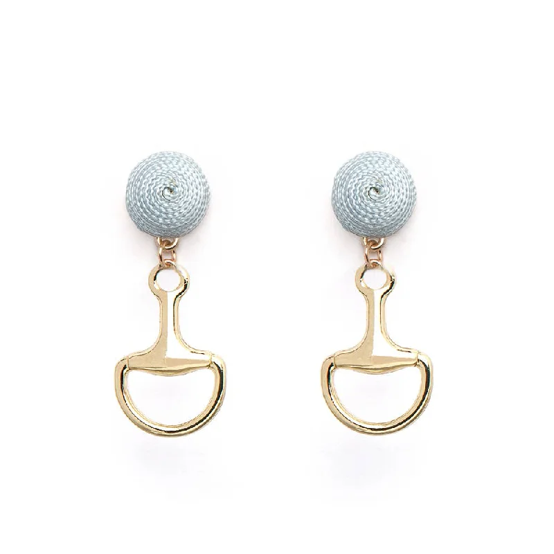 Half moon earrings-Fornash - Bit Earrings Gold - Thread